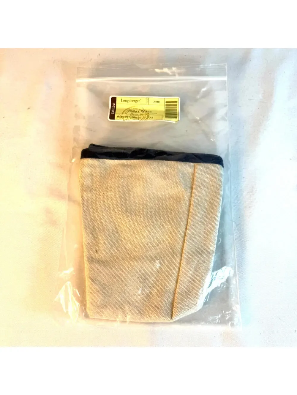 Longaberger Small Ware Flax Basket Liner #23980